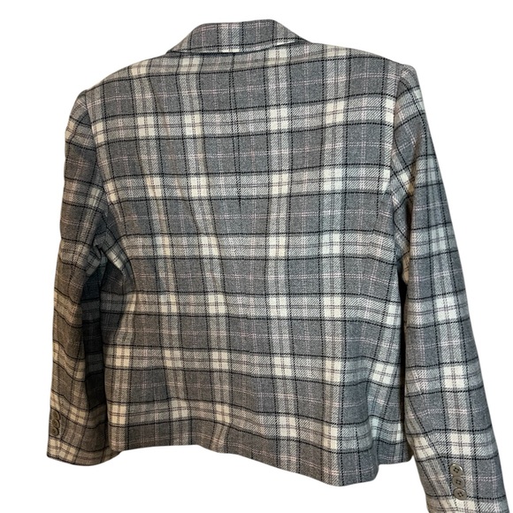 A Louben II grey , white & pink blazer in size 12 - Picture 6 of 7